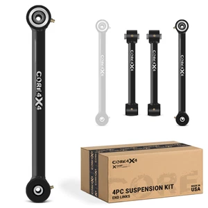 4pc Camp Series Fixed Length End Link Kit fits Jeep Wrangler JK/JKU 07-18 - Picture 1 of 20