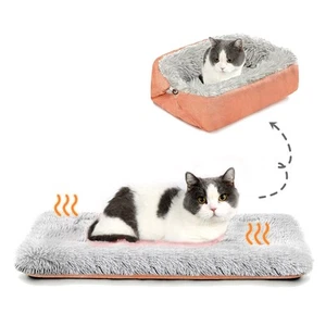 Cat Bed Heated Dog Bed Self Warming Self Heating Small Cat Dog Bed, Extra War... - Picture 1 of 7