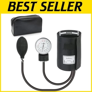 Easy-to-Read Manual Blood Pressure Monitor with Large Display - Durable L Cuff - Picture 1 of 8
