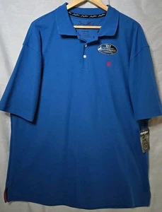 NUEVO CON ETIQUETAS Camisa Polo Wrangler George Strait Tela de Rendimiento, Talla XL, Azul MGSK34B - Imagen 1 de 10
