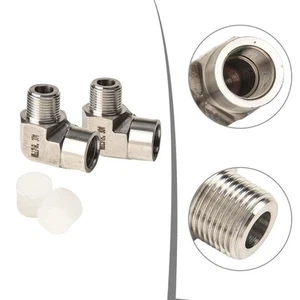 3/8 NPT Winkel Rohrverschraubung Adapter Nennrohrgr??e zuverl?ssige Leistung - Bild 1 von 12
