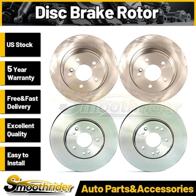 For Mercedes-Benz 300SL 1990-1992 1993 Brembo 4pcs Front Rear Disc Brake Rotor - Image 1 of 4