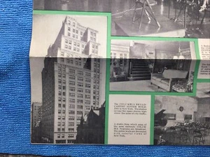 1920s Buffalo NY Broadcasting Company WGR Radio / RARE PROMOTIONAL CBS BROCHURE - Picture 1 of 9