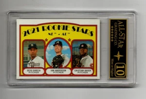2021 Topps HERITAGE Rookie NL & AL RC STARS #325 GRADED ALL-STAR Mint "10" - Bild 1 von 2