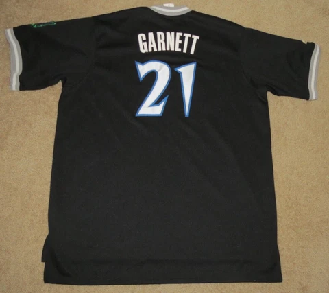 Kevin Garnett Minnesota Timberwolves Baseball Jersey - Majestic - 2XL XXL Cover