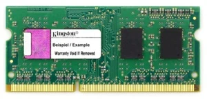 1GB Kingston DDR3-1066 Laptop RAM PC3-8500S CL7 204-pin so-Dimm Kvr1066d3s7/1g - Picture 1 of 1