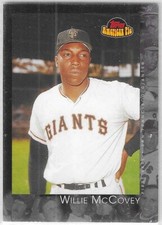 WILLIE McCovey SAN FRANCISCO GIANTS 2001 TOPPS AMERICAN PIE BASEBALL CARD
