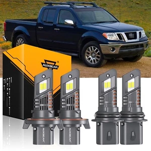 AUXBEAM 9004 9007 LED Headlights 70W 20000LM Bulbs for Nissan Frontier 1998-2023 - Picture 1 of 14