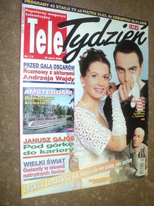 .TELE TYDZIEN 2000/12 (20/3)ANITA SOKOLOWSKA TOMASZ MANDES ZBIGNIEW ZAPASIEWICZ* - Picture 1 of 1