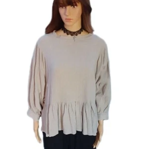 NEU! Damen ROOLEE Mod Ref Large Schößchen Ballonärmel Oberteil - Bild 1 von 7