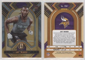 2023 Panini Gold Standard Rookies Platinum /75 Jay Ward #152 Rookie RC