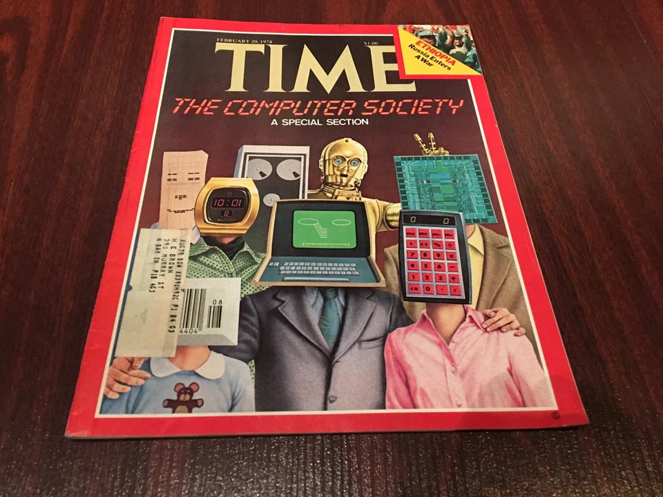 1978 FEBRUARY 20 TIME MAGAZINE - THE COMPUTER SOCIETY - Image 1 of 1