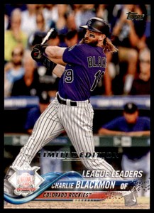 2018 Topps Limited #92 Charlie Blackmon LL   
