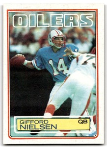 1983 Topps Gifford Nielsen Houston Oilers #279 NM-MT