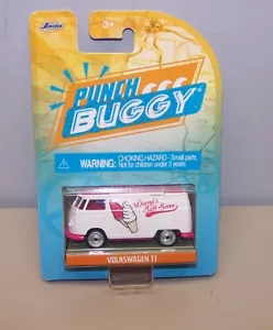 Jada Punch Buggy Slug Bug Volkswagen T1 Microbus Darryl's Soft Serve Diecast Car - Picture 1 of 4
