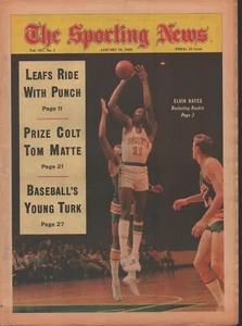 The Sporting News - January 18, 1969 - Basketball: Houston Rockets' Elvin Hayes - Picture 1 of 2