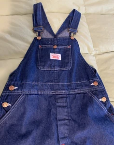 Roundhouse Round House Blue Overall Denim Overall Youth Size 16 - Picture 1 of 8