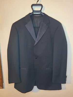 Esmoquin formal Hugo Boss 40R 3 piezas para hombre hecho en EE. UU. Foto 1 de 4