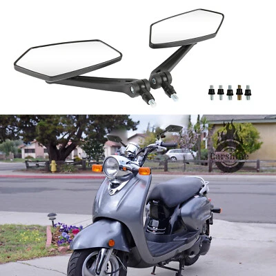Motorcycle Rear Side View Mirrors ABS 8/10mm For Yamaha Vino 125CC 50CC Scooter - Image 1 of 4