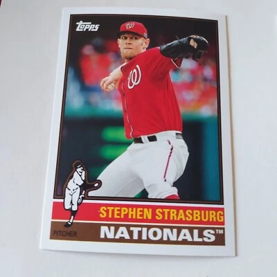 2015 Topps Baseball Card Stephen Strasburg #132 - Image 1 of 2