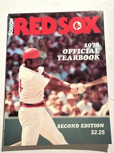 1978 BOSTON RED SOX Yearbook JIM RICE Carlton FISK Carl YASTRZEMSKI Evans LYNN - Picture 1 of 4