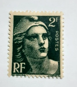 TIMBRE GANDON VARIETE PAPIER PELURE HUILEUX TRANSPARENT - Picture 1 of 2