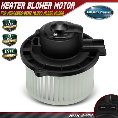Motor calentador soplador HVAC con jaula de ventilador para Mercedes-Benz W163 ML 700207 Foto 1 de 4