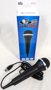 NEW Game Cops USB Universal Microphone Rock Band PS4 PS3 PS2 Xbox One 360 Wii + - Picture 1 of 6