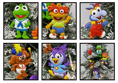 Juego de 5 adornos navideños Disney Muppet Babies ~ TOTALMENTE NUEVO ~ Foto 1 de 4