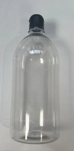 10 Stück 1000ml PET-Flasche Transparent mit Klappdeckel Lebensmittelecht Spezial - Bild 1 von 2