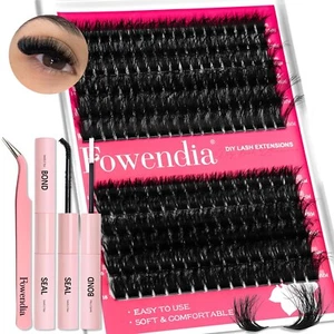 Lash Clusters Kit Fluffy 80D 100D Individual Lashes D Curl Cluster Eyelash Exten - Picture 1 of 6