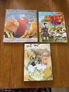 Lot of Kids Religious ANIMALS OF THE BIBLE & Others Hardcover Books w Dustjacket - Picture 1 of 12