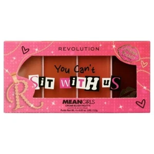 Revolution Mean Girls You Can’t Sit With Us 4 Pan Cream Blush Palette full size - Picture 1 of 1