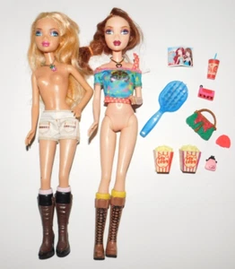 BARBIE MY SCENE COASTERAMA CHELSEA & KENNEDY Orange Highlight DOLLS PRE OWNED - Picture 1 of 15