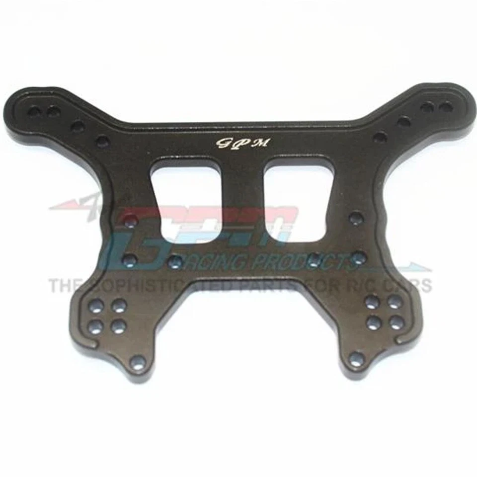 GPM Racing Aluminum Rear Shock Tower Black Arrma 1/8 Typhon 6s BLX