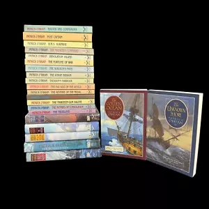 Vtg Patrick O'Brian Aubrey Maturin Complete Set: 1-15 PB, 16-20 HC + 2 prequels - Imagen 1 de 24