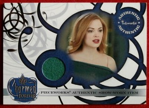 CHARMED - Costume / Wardrobe Card - Rose McGowan - Green Top PW10, Inkworks 2007