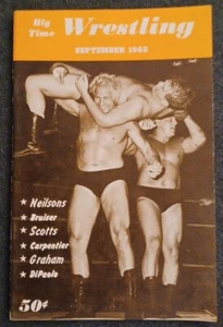 💥1️⃣9️⃣6️⃣2️⃣ SF Big Time Wrestling Program September Cow Palace Neilsons NWA - Picture 1 of 8