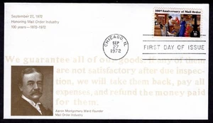 #1468 Mail Order Centennial 27. September 1972 Chicago IL - Bild 1 von 1