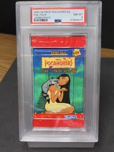PSA 8 GRADED-Pop1 1994 Skybox Pocahontas Foil Pack Jumbo 👀 🔥 ✅ GradedGeekz Out - Bild 1 von 2