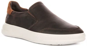 Ecco Move M Low Cut Nubukleder Slipper Herren Sneaker in Kaffee UK 6 - 12 - Bild 1 von 6