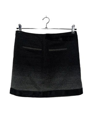 HELMUT LANG Minirock Damen Rock Gr. DE 40 schwarz-hellgrau Casual-Look - Bild 1 von 4