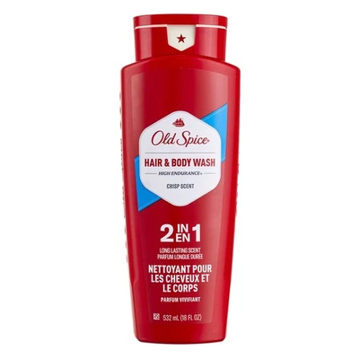 Old Spice High Endurance Body Wash & Shampoo, Crisp, 18 fl oz - Image 1 of 2