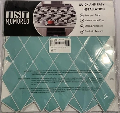 1st Momoreo Diamond Shape Peel And Stick 12X12 Backsplash Self Adhesive Tiles - Image 1 of 4