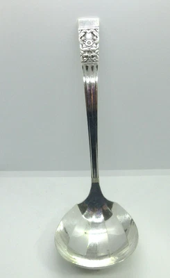 Oneida Community CORONATION  *1 Gravy Ladle* 7 1/8"  NO Mono  Silverplate 1936 - Image 1 of 4