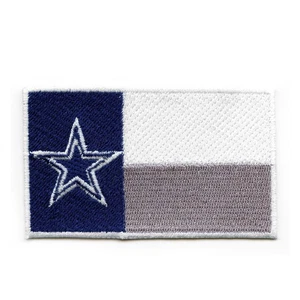Dallas Football Flag Parody Embroidered Iron On Applique Patch - Picture 1 of 1