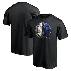 Men's Black Dallas Mavericks Midnight Mascot T-Shirt - Picture 1 of 3