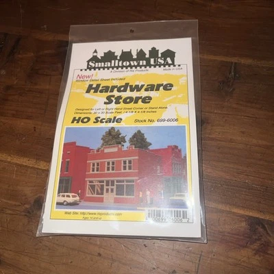 HO Scale Smalltown USA  699-6006 Hardware Store Kit - Image 1 of 2