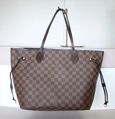 AUTHENTIC LOUIS VUITTON NEVERFULL MM Damier Ebene N51105 Tote bag No.1508 - Image 1 of 4