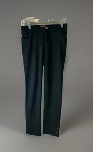 SOUTH POLE Girls size 14 Black jegging pants Skinny Stretchy W/ Studs & Logo - Picture 1 of 7